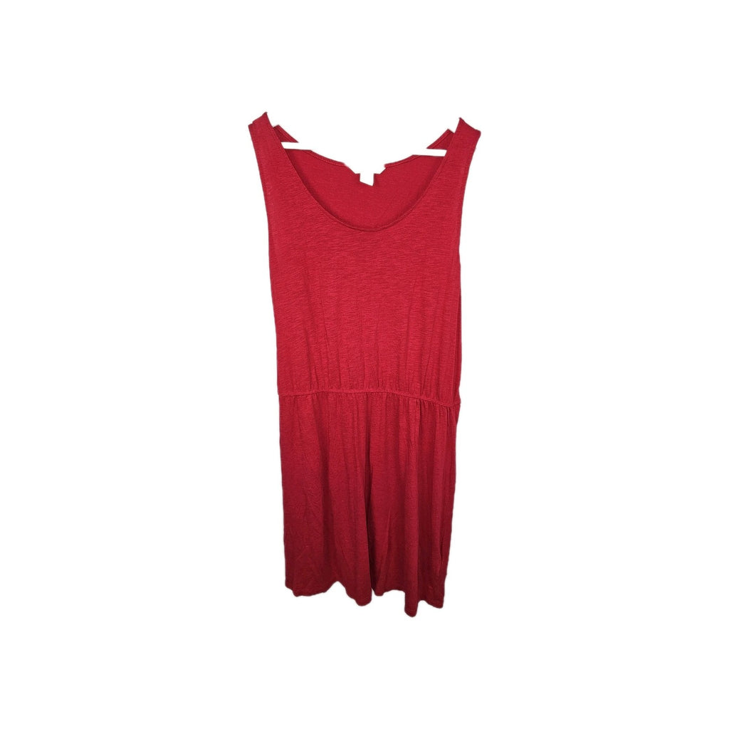EK9434 Damen Kleid Basic H&M Gr.L Rot0