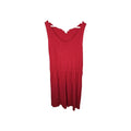 EK9434 Damen Kleid Basic H&M Gr.L Rot0