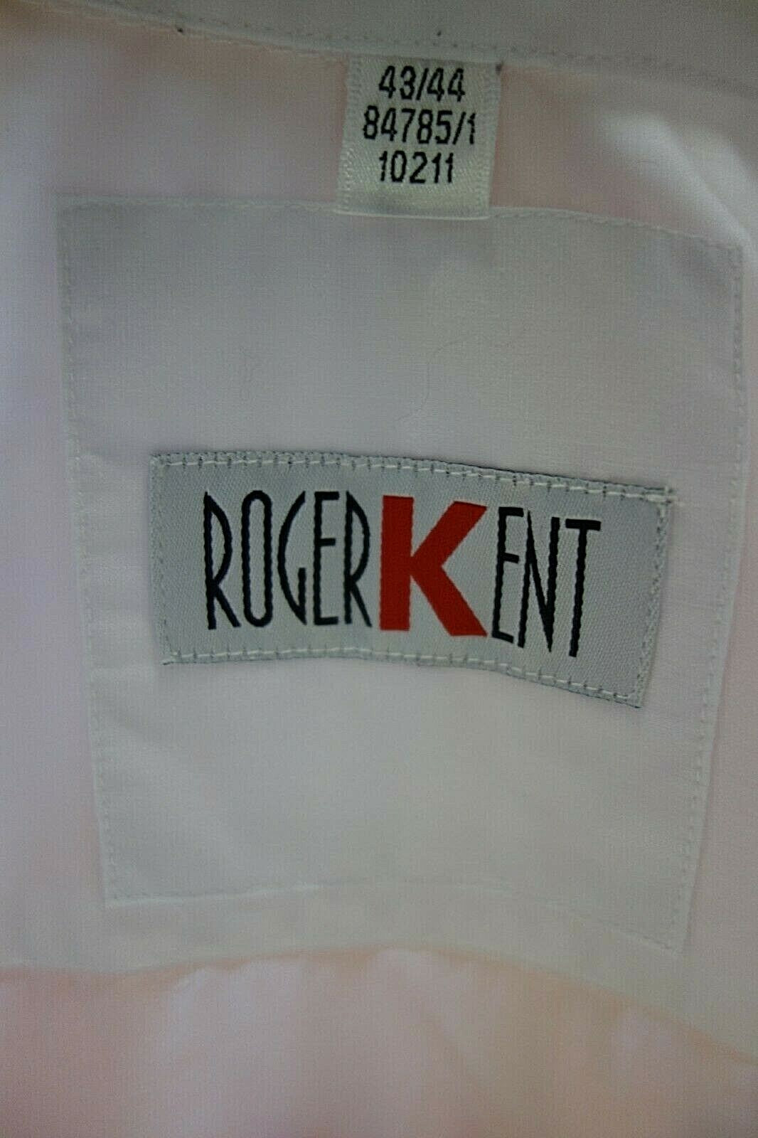 EK0146 Herren Hemd von Roger Kent, weiß, XL6