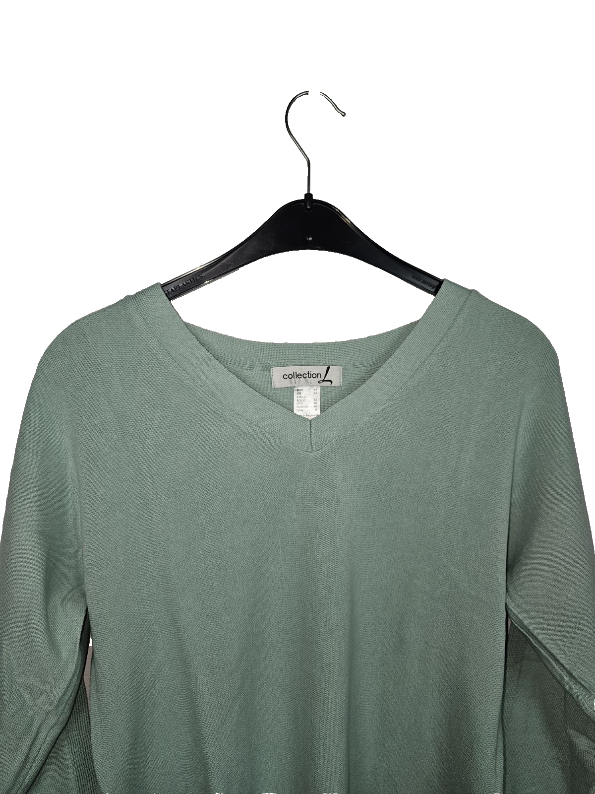 EK7498 Damen Sweatshirt von Collection L, Blaugrün, Gr.401