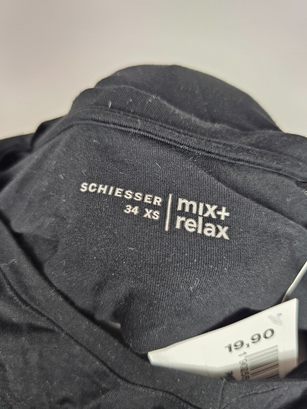 EK5677 Damen Langarmshirt von Schiesser, schwarz, Gr. XS3