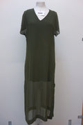 EK2880 Damen Kleid von Zara, grün, Gr. XS0