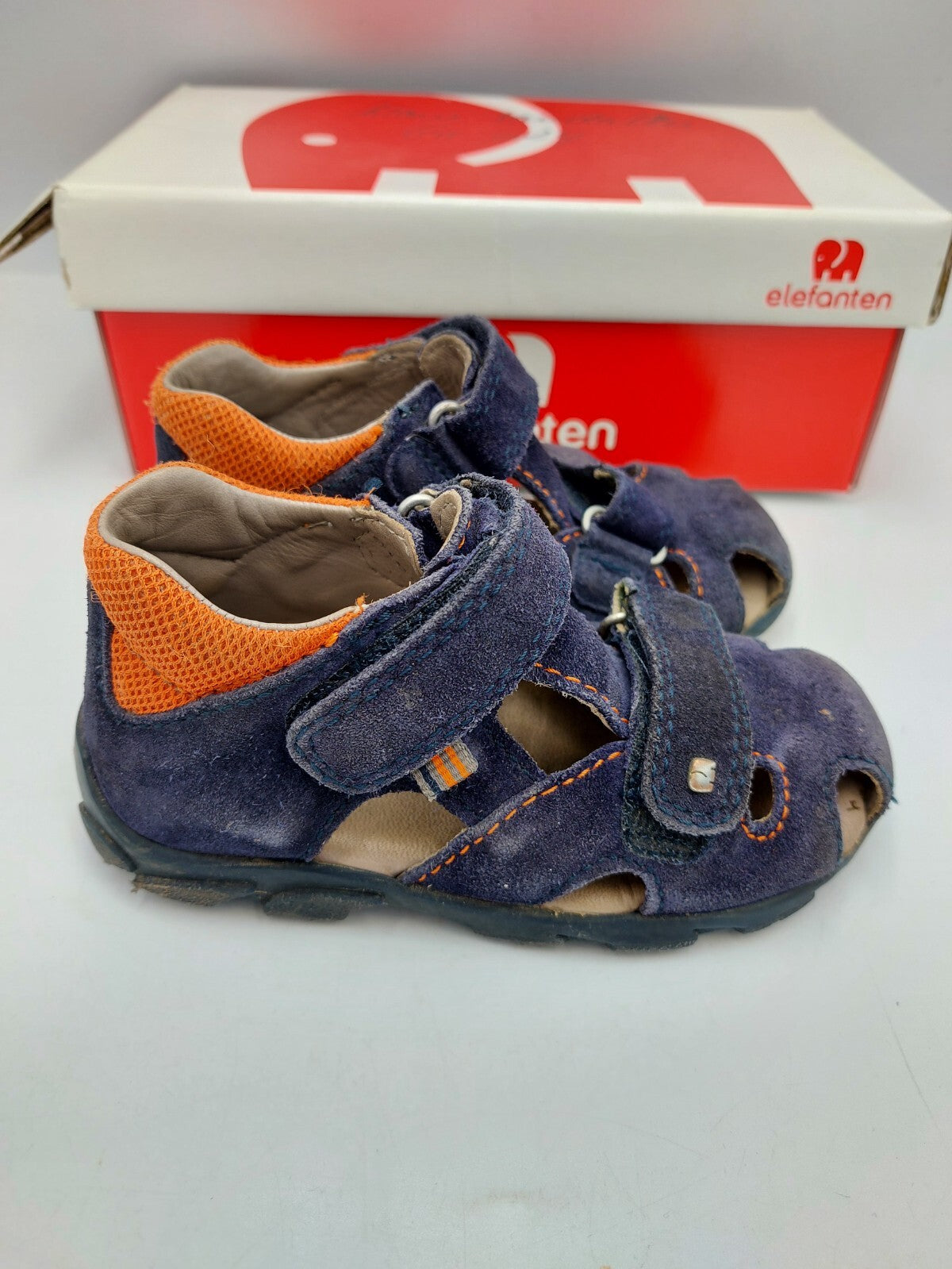 ES0610 Kinder Sandalen von Elefanten, blau, Gr. 243
