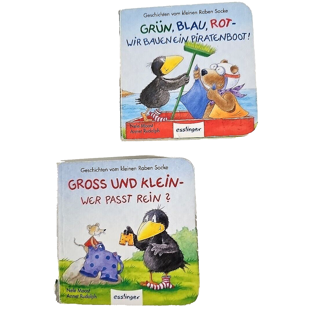 EB2462 KleinerRabeSocke:Groß und Klein-Wer passt rein | Grün,Blau,Rot-Wir ...0
