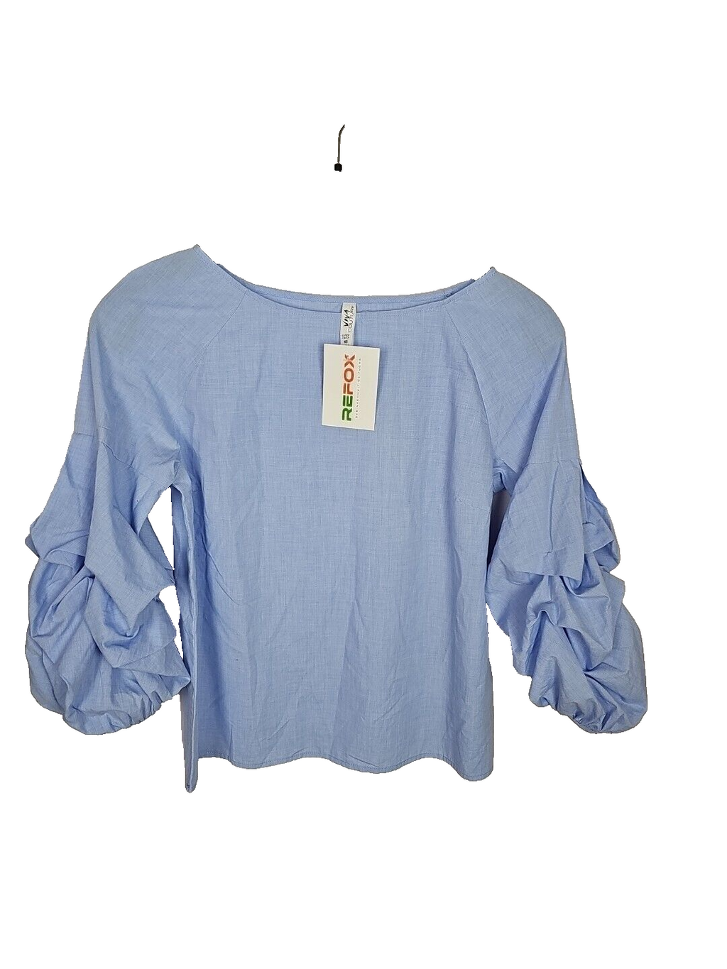 EK 1469 Bluse Viva Couture Gr XS Hellblau0