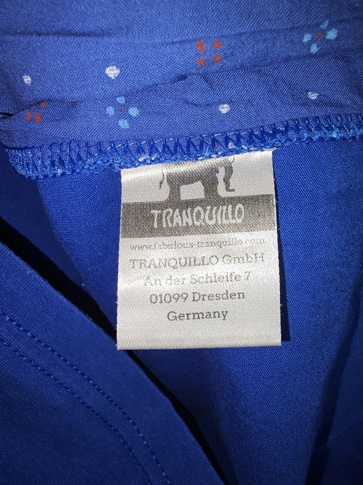 EK8124 Damen Bluse von Tranquillo, blau, Gr.S3