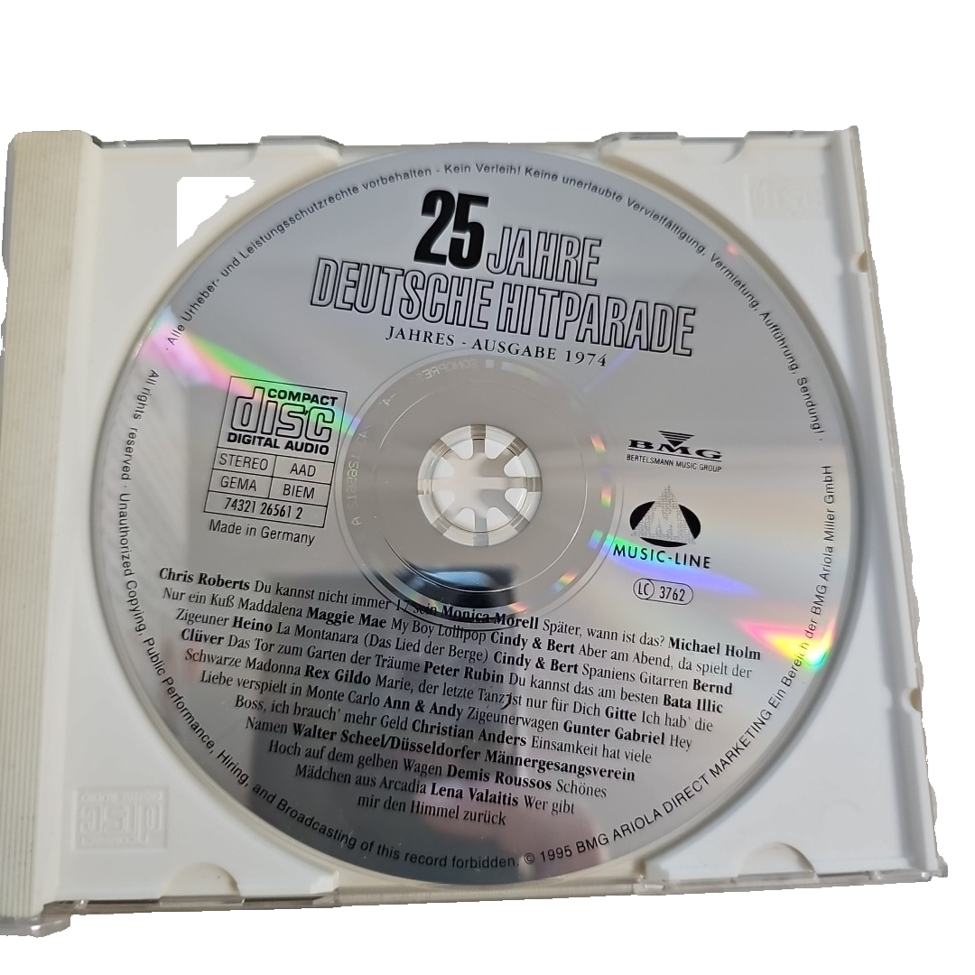 EB3136 25 JAHRE DEUTSCHE HITPARADE - 1974 - CD 1995 - MAGGIE MAE,CHRIS ROBERTS1