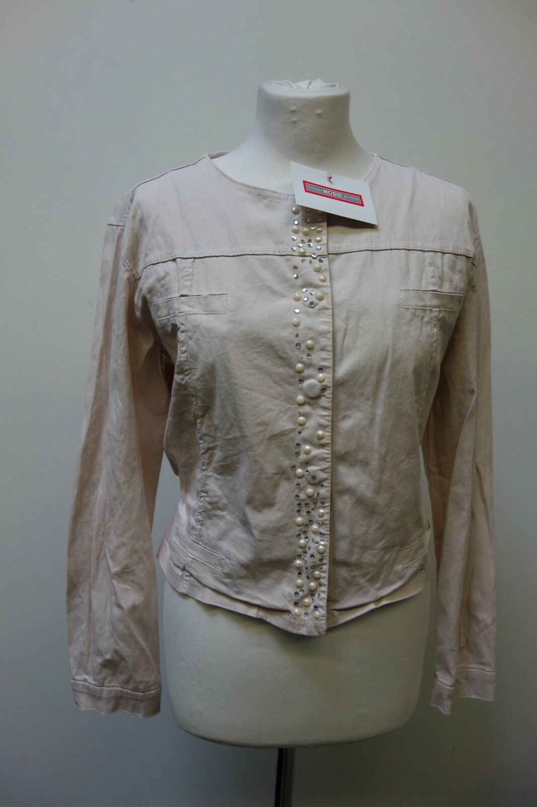 EK0712 Damen Jäckchen von Pronto Moda Giulio, beige, M0