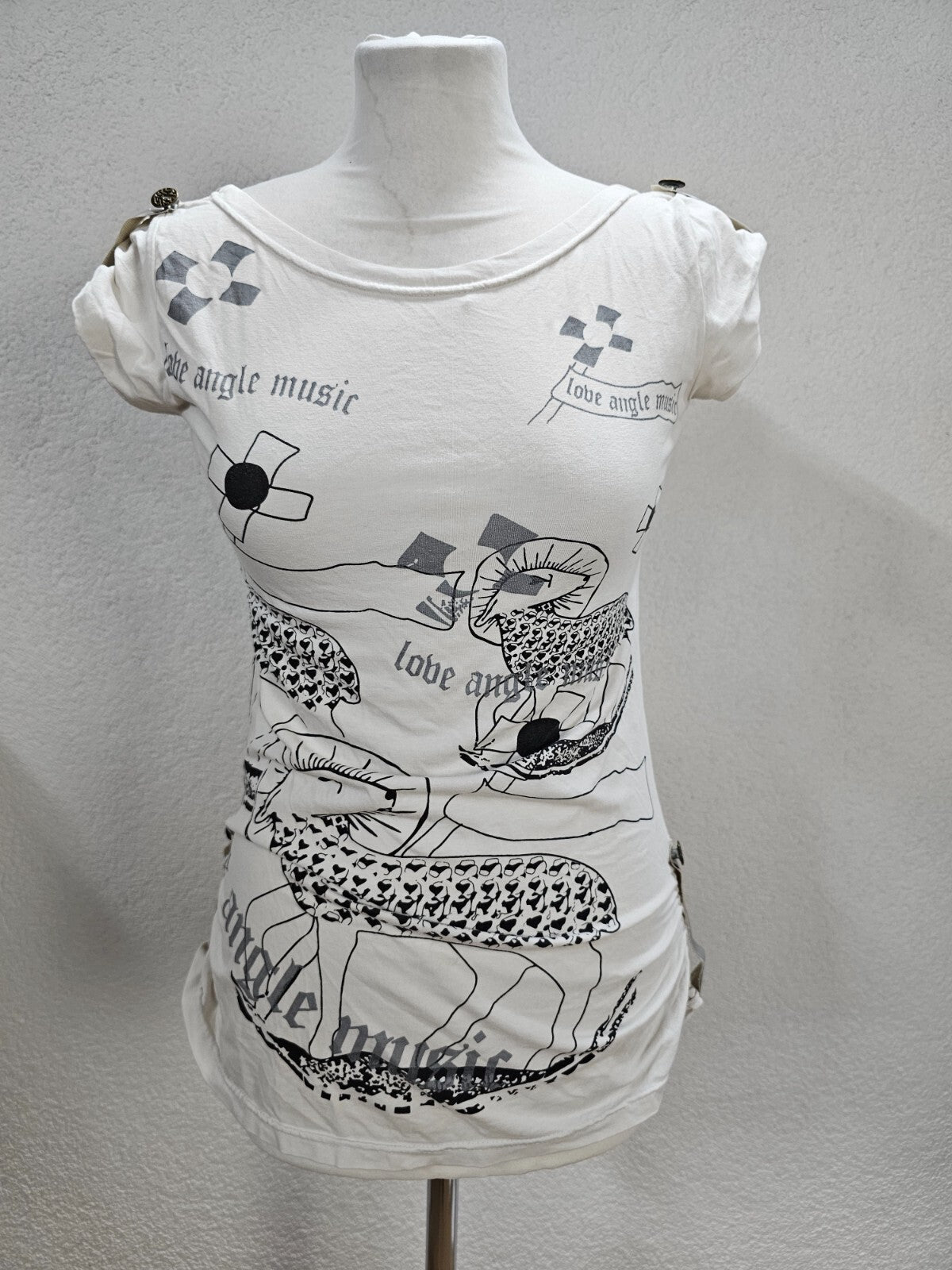 EK6117 Damen T-Shirt, beige, Gr.S (nach Größentabelle)0