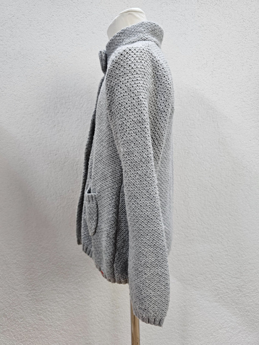 EK5975 Mädchen Strickjacke von Lego, grau, Gr. 1284
