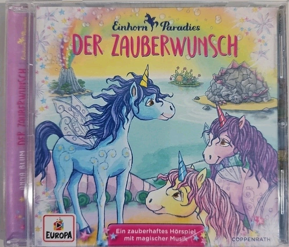 EB2387 CD Hörspiel: Einhorn-Paradies. Der Zauberwunsch (Bd. 1) von Anna Blum0