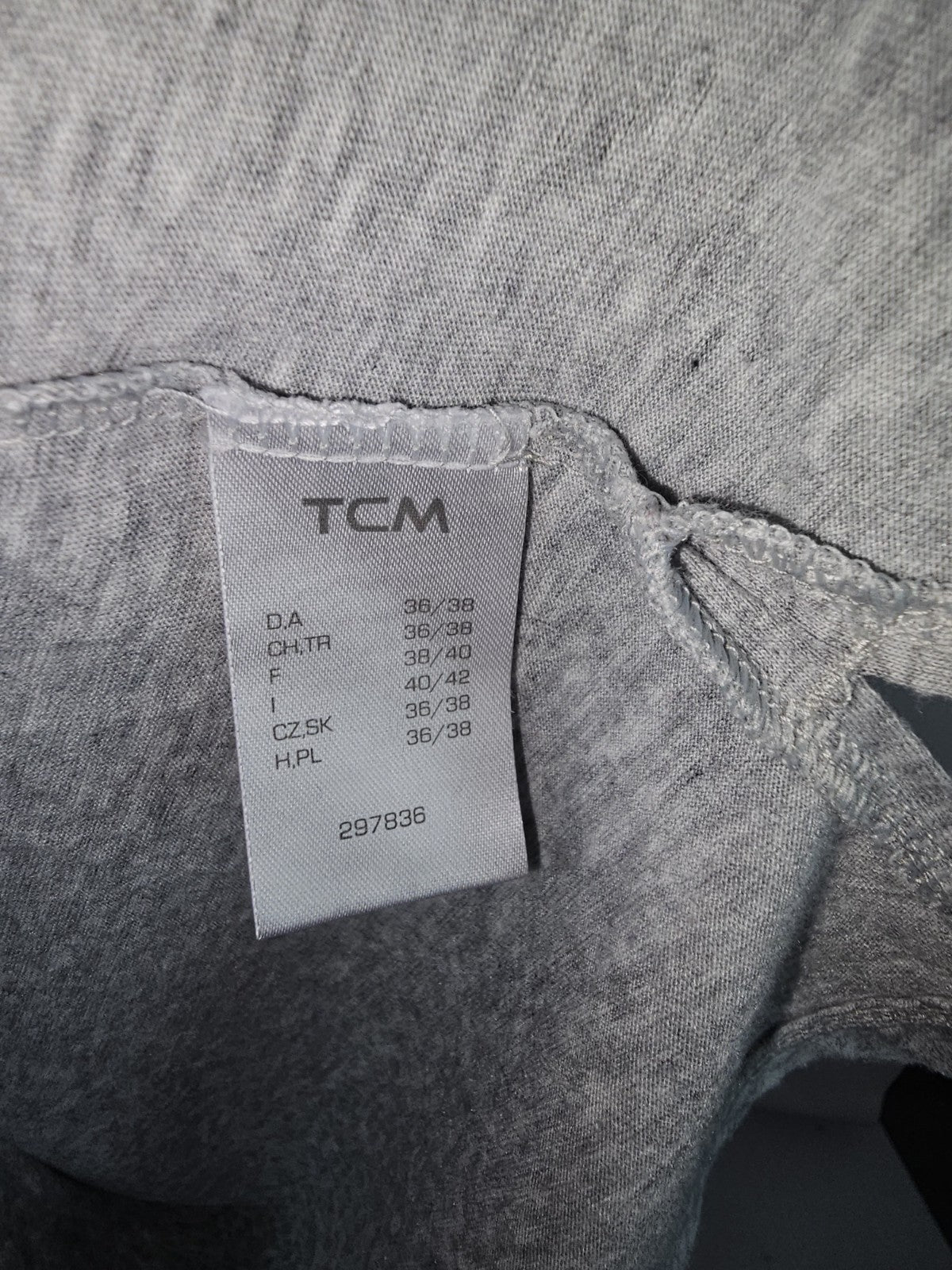 EB3083 Damen Schlafkleid von Tchibo,  Grau, Gr. 383