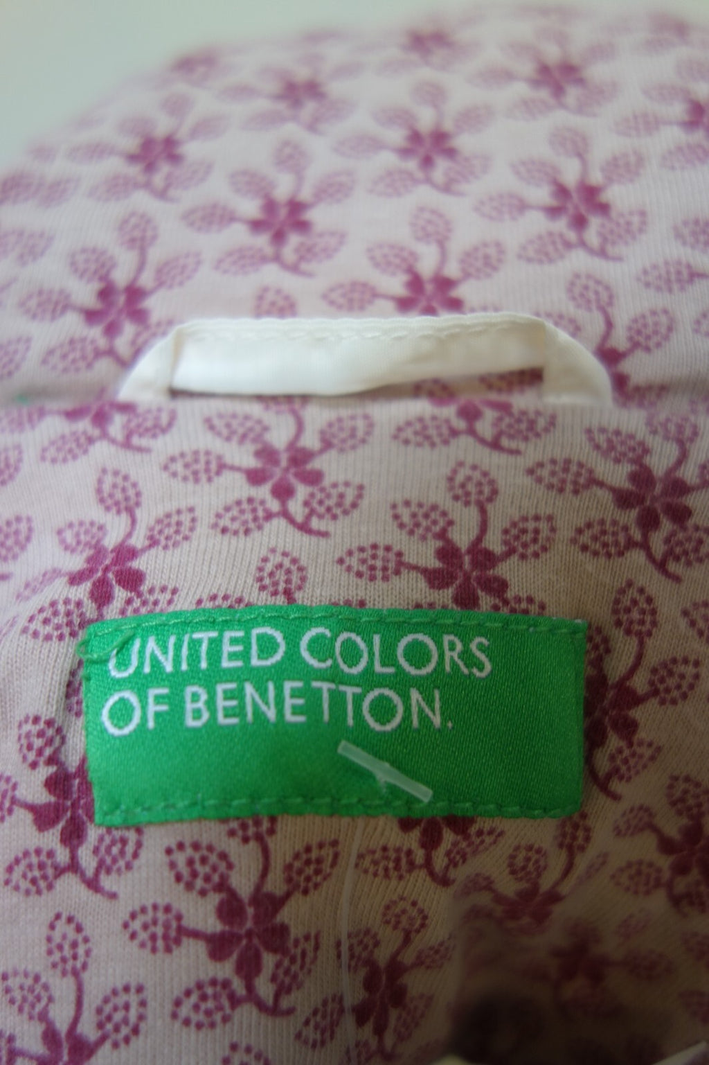 EK0532 Mädchen Jacke von Benetton, weiß, Gr. 926