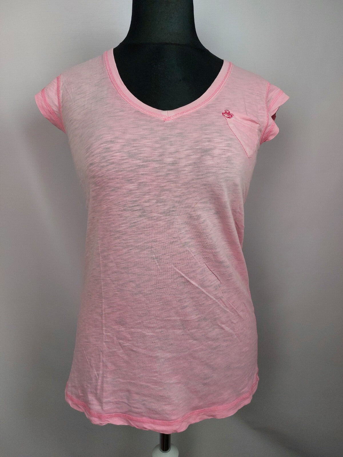 EK4836 Damen T-Shirt von Garcia, rosa, Gr. L (fällt kleiner aus)0