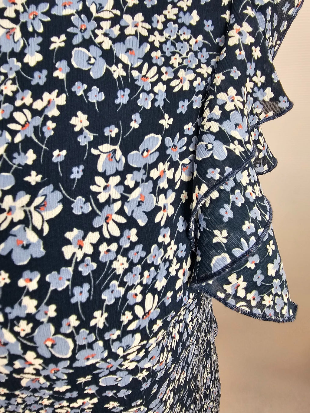 EK5407 Damen Bluse von H&M, blau, Gr.443