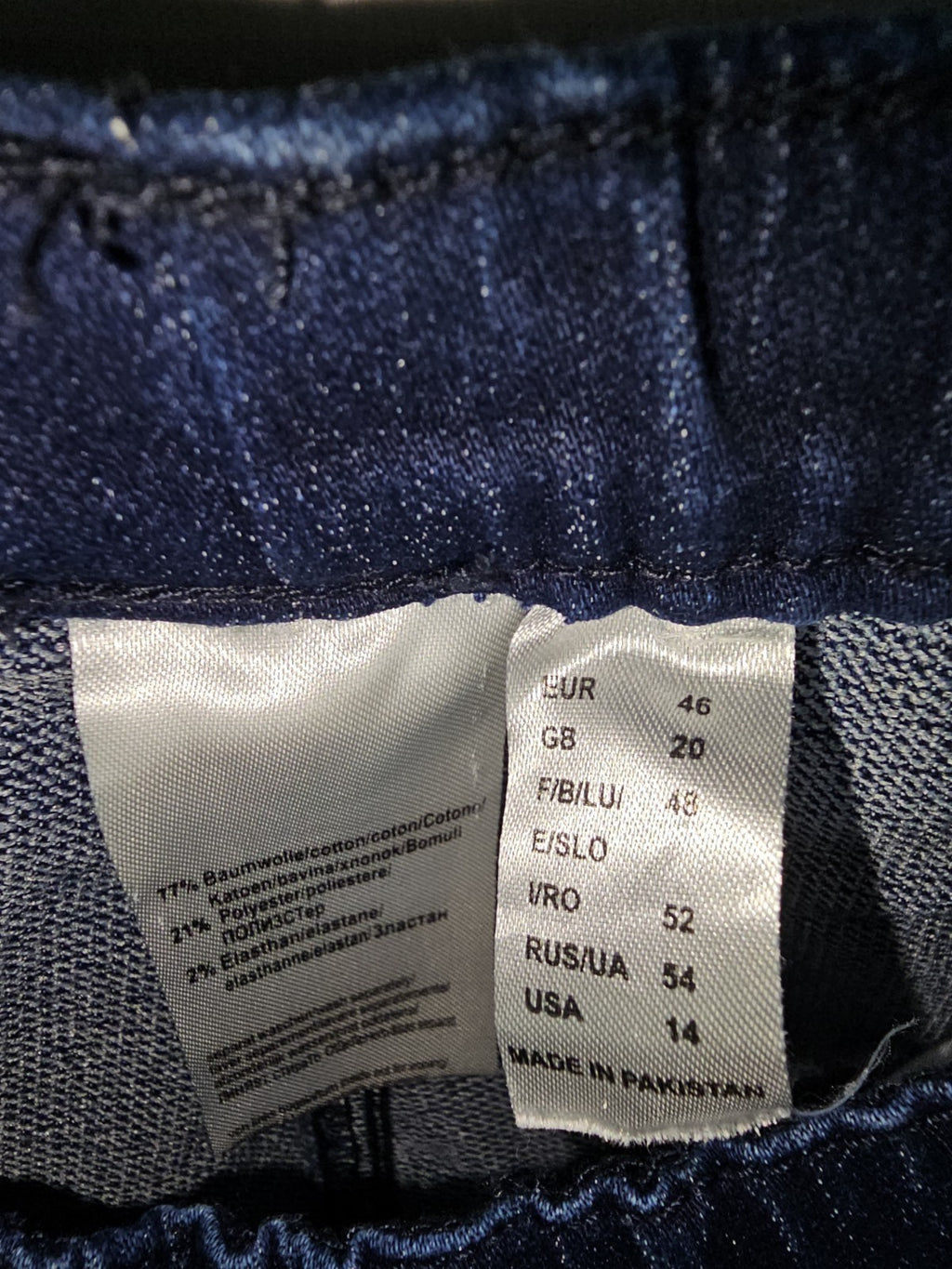 EK11169 Damen Hose von AproductZ, blau,  Gr.462