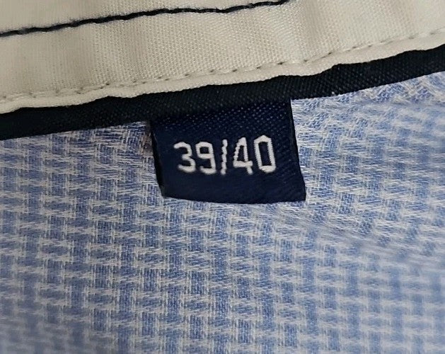 EK7708 Herren Hemd von Charles Vögele, Gr.39/40, Blau2