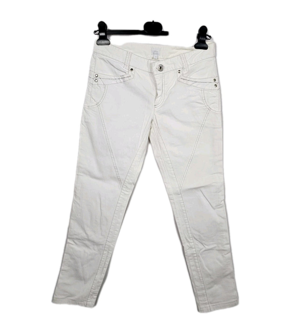 EK8426 Damen Jeans von Alba Moda, weiß, Gr.380