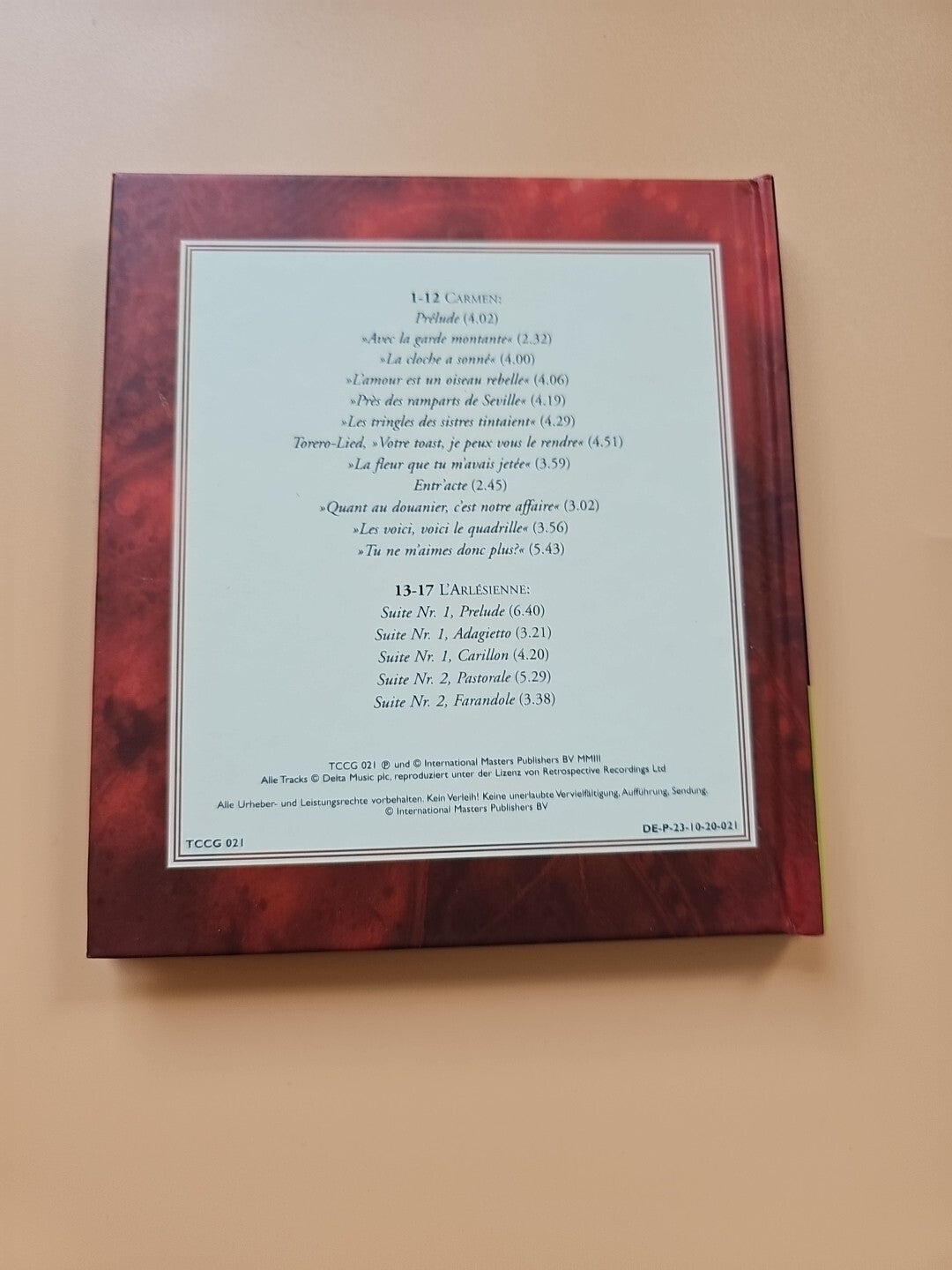 Die großen Komponisten: Georges Bizet. Oper der Leidenschaften 2801