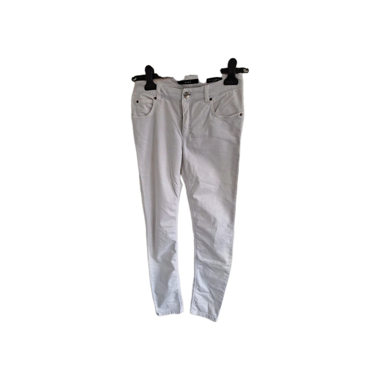 EK8695 Damen Hose von Qui Sienna Jeggings Weiß, Gr.340
