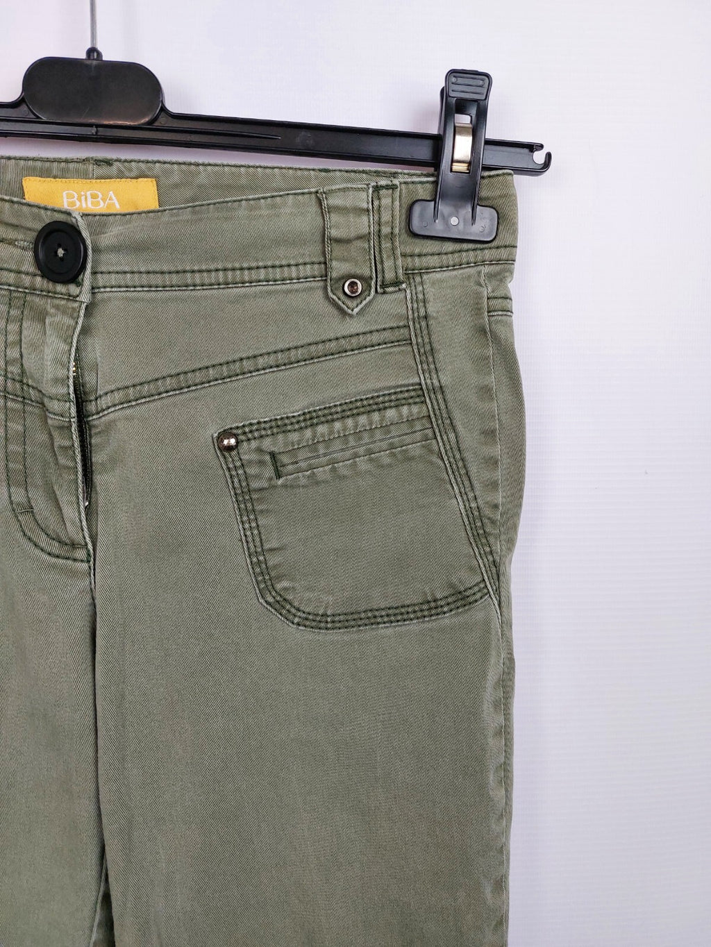 EK1769 Damen Jeans von BiBA, grün, Gr.344