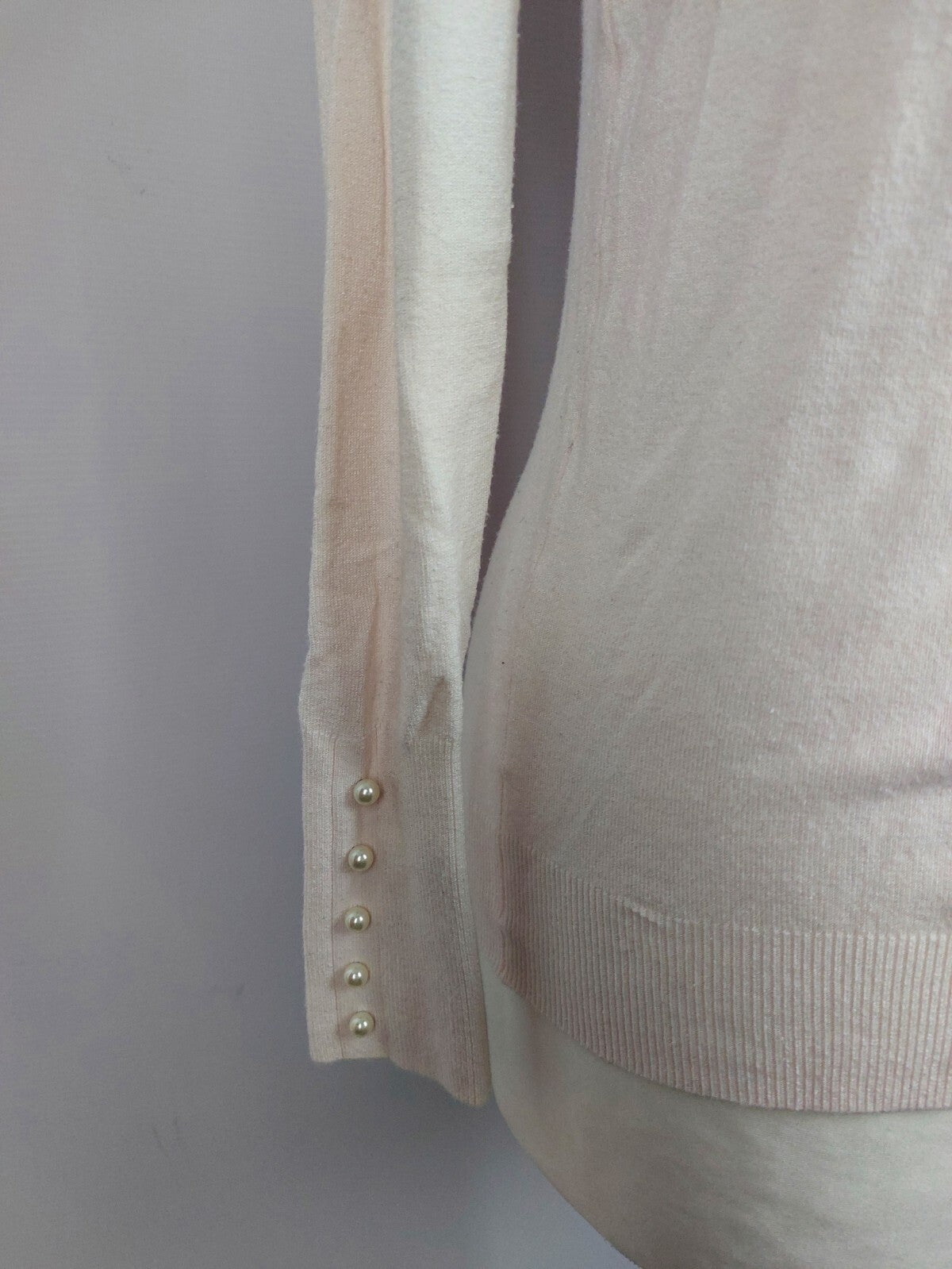 EK0383 Damen Strickjacke von Zara Knit, blassrosa, gr. S3