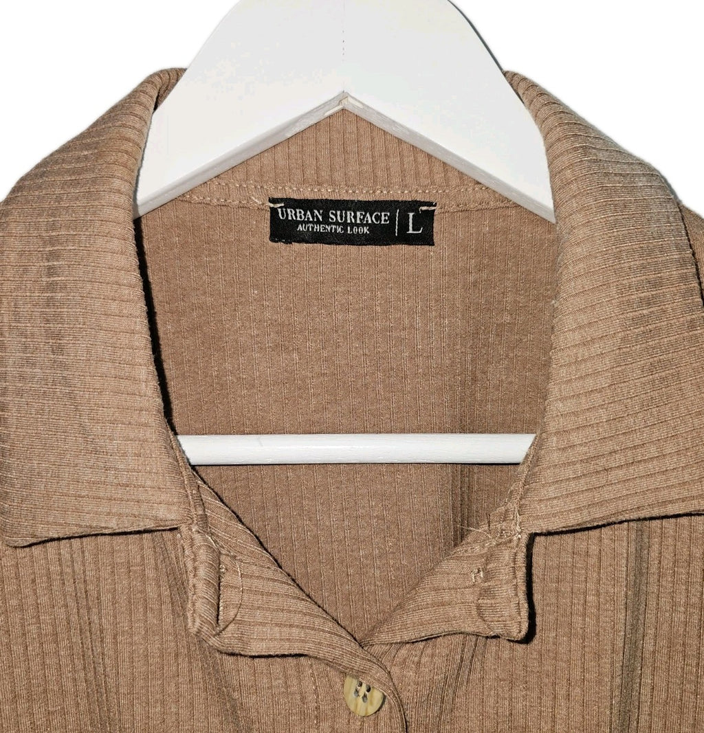 EK8010 Damen Langarmshirt von Urban Surface, braun, Gr.L1