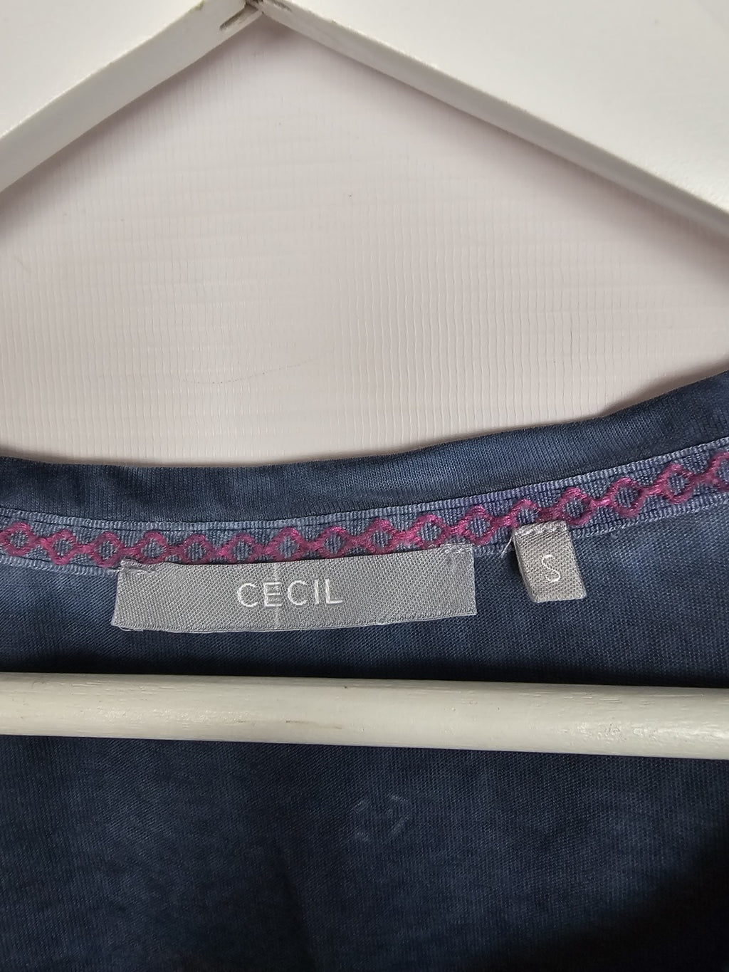 EK10177 Damen T-shirt von Cecil, Blau, Gr. S1