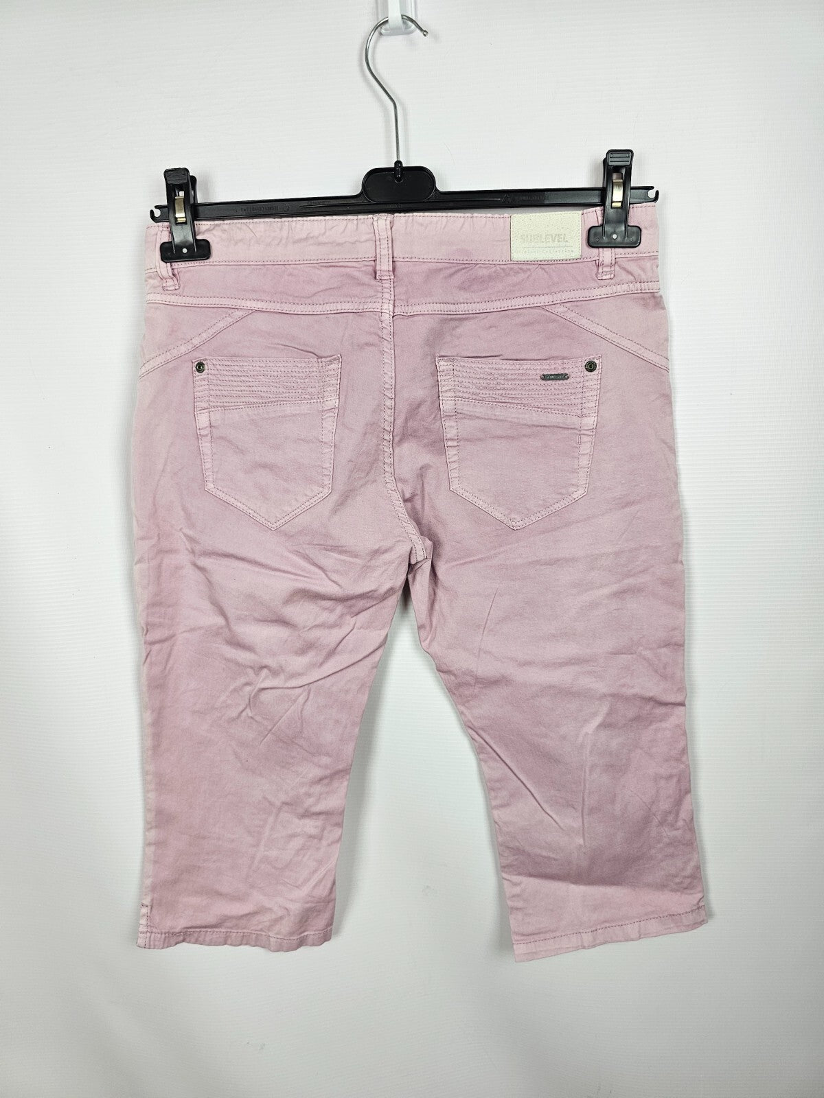 EK1860 Damen 3/4 Hose von Sublevel, lila, Gr.S5