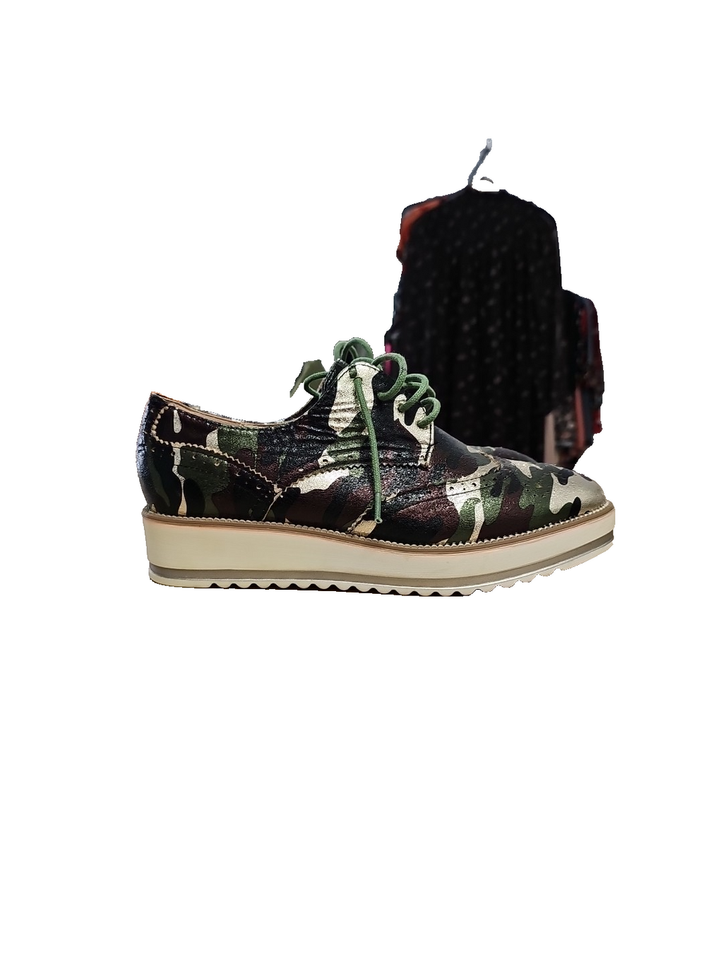 ES733 Damen Halbschuhe 39 ,Tanrfarben,Olivegold2