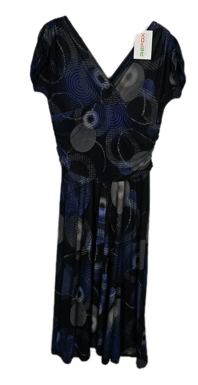 EK9367 Damen Kleid von Timi fei Paris, Dunkelblau, Gr. Ca L3