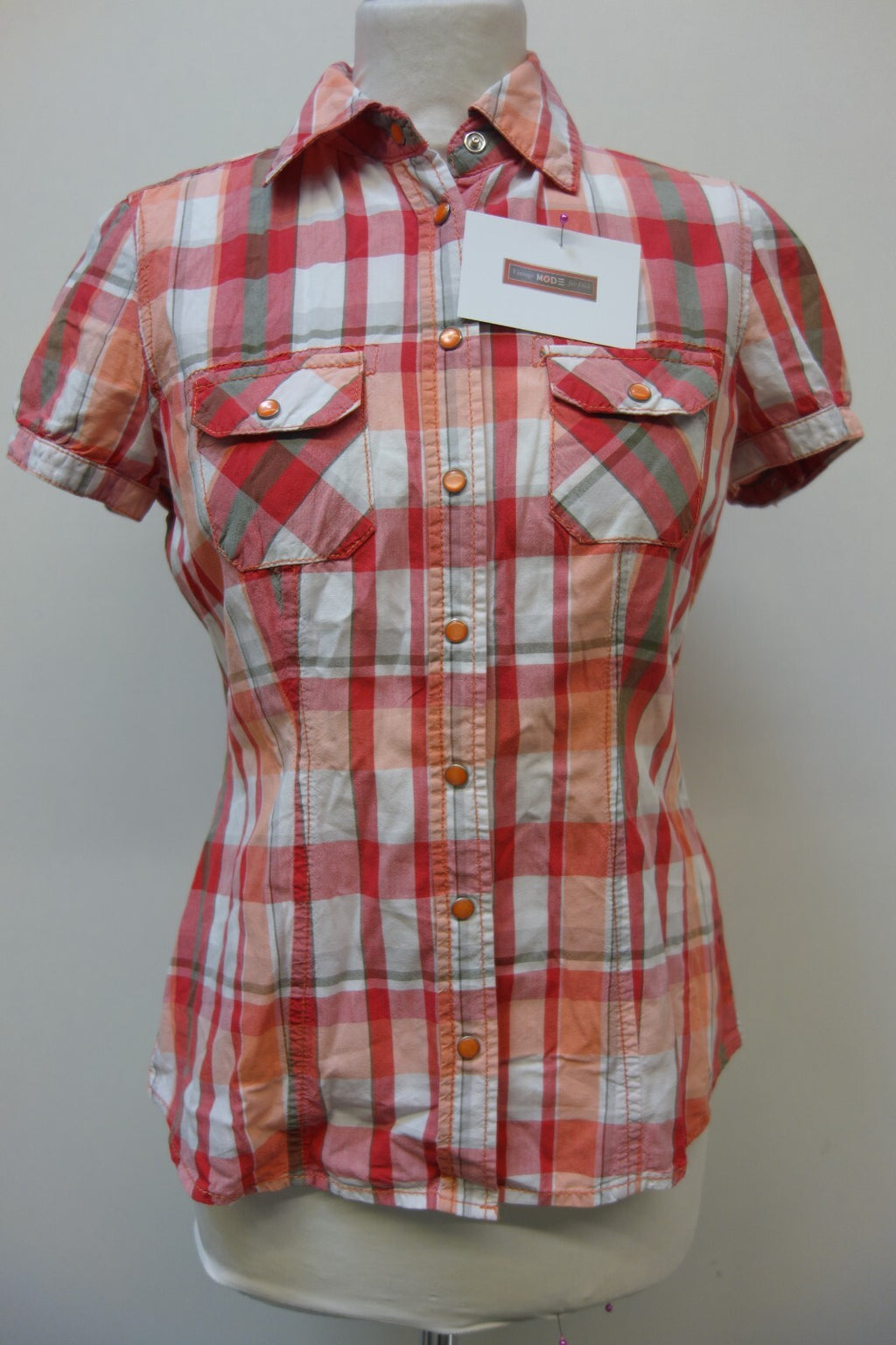 EK3607 Damen Bluse von Street One, kariert, Gr. 360