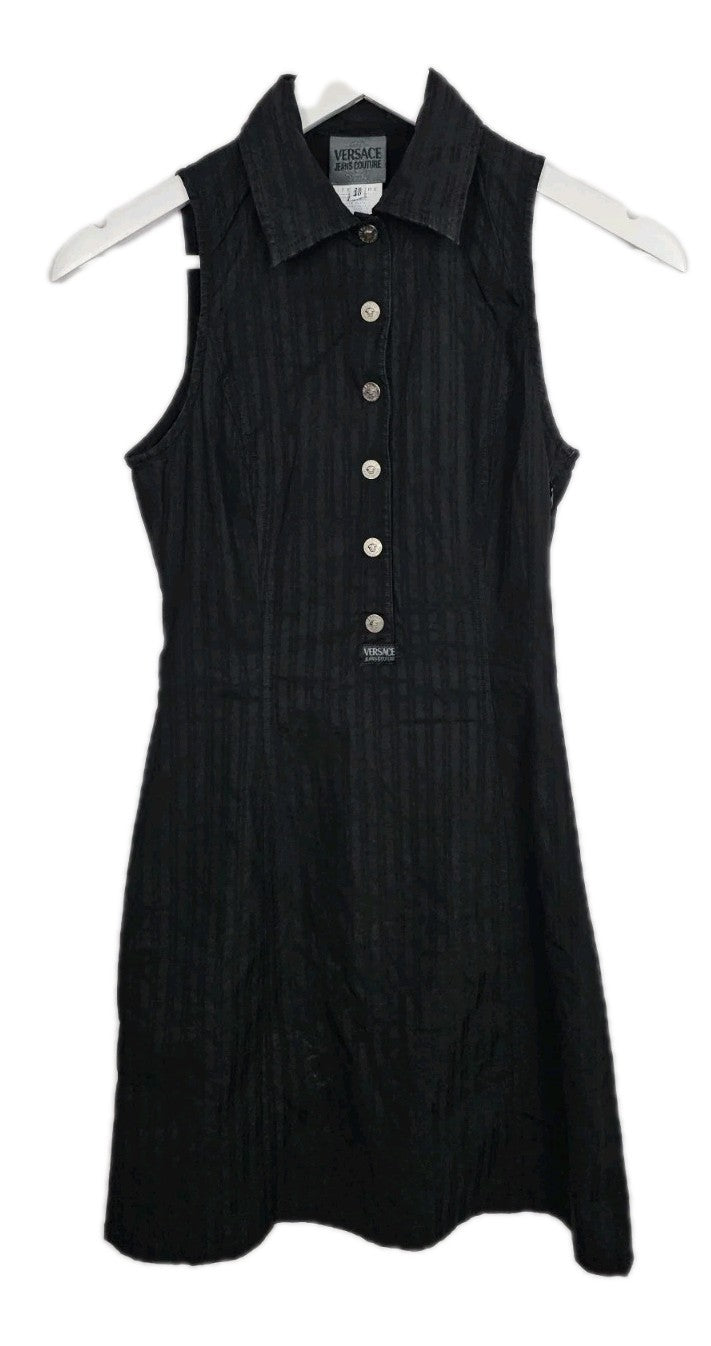 EK9594 Damen Kleid von Versace, Schwarz, Gr. 26/400