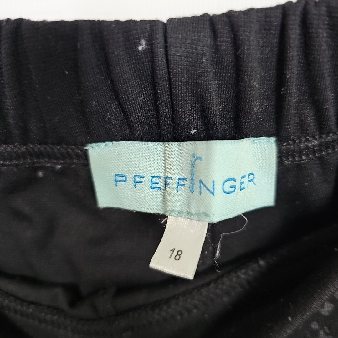 EK6658 Damen Leggins von Pfeffinger, Schwarz, Gr. 182