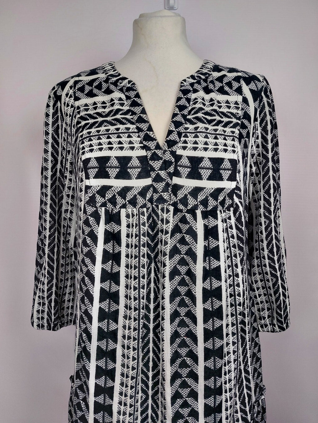EK4788 Damen Kleid von Street One, schwarz/weiß, Gr. 341