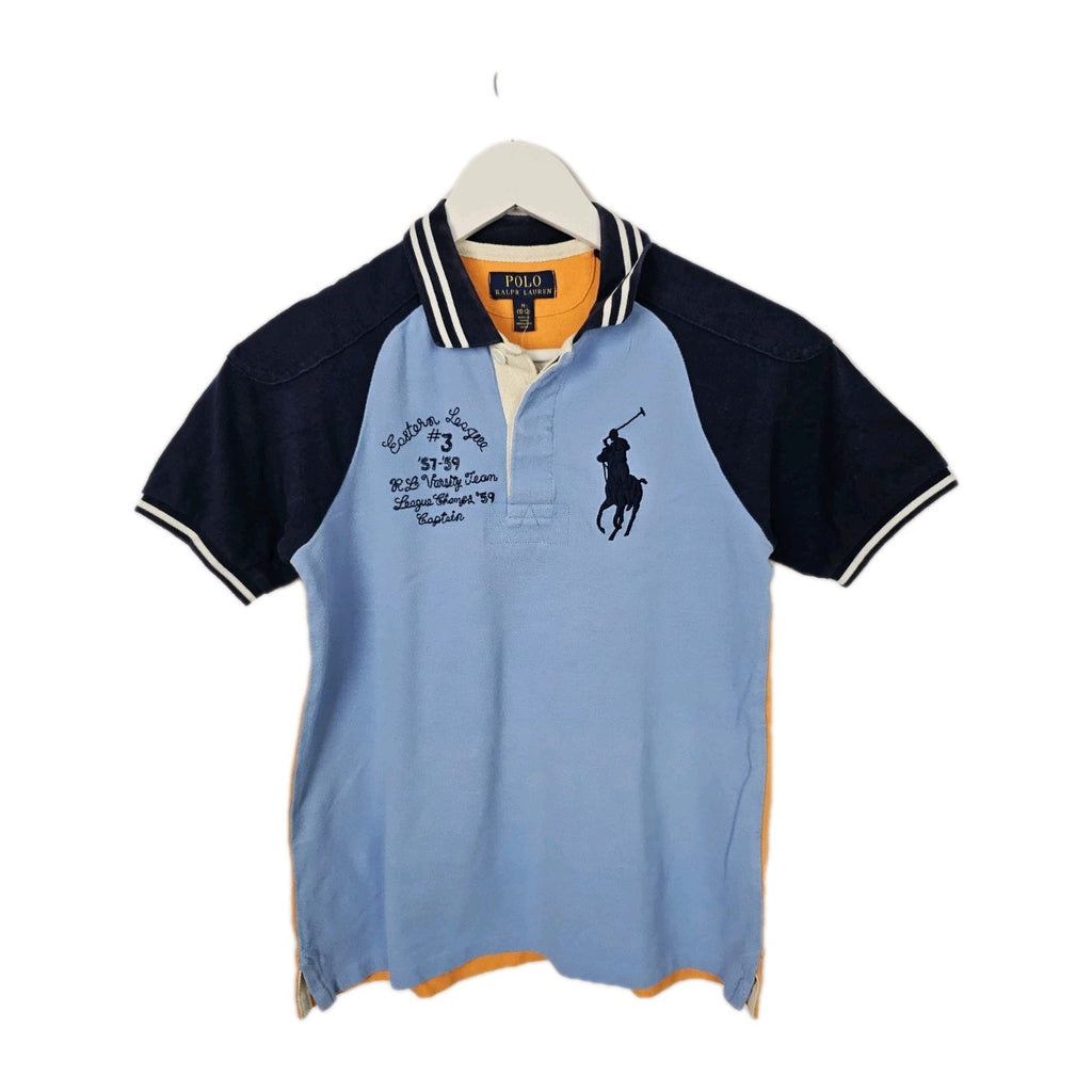 EK8866 Herren Hemd von Polo, Orange/blau, Gr. M0