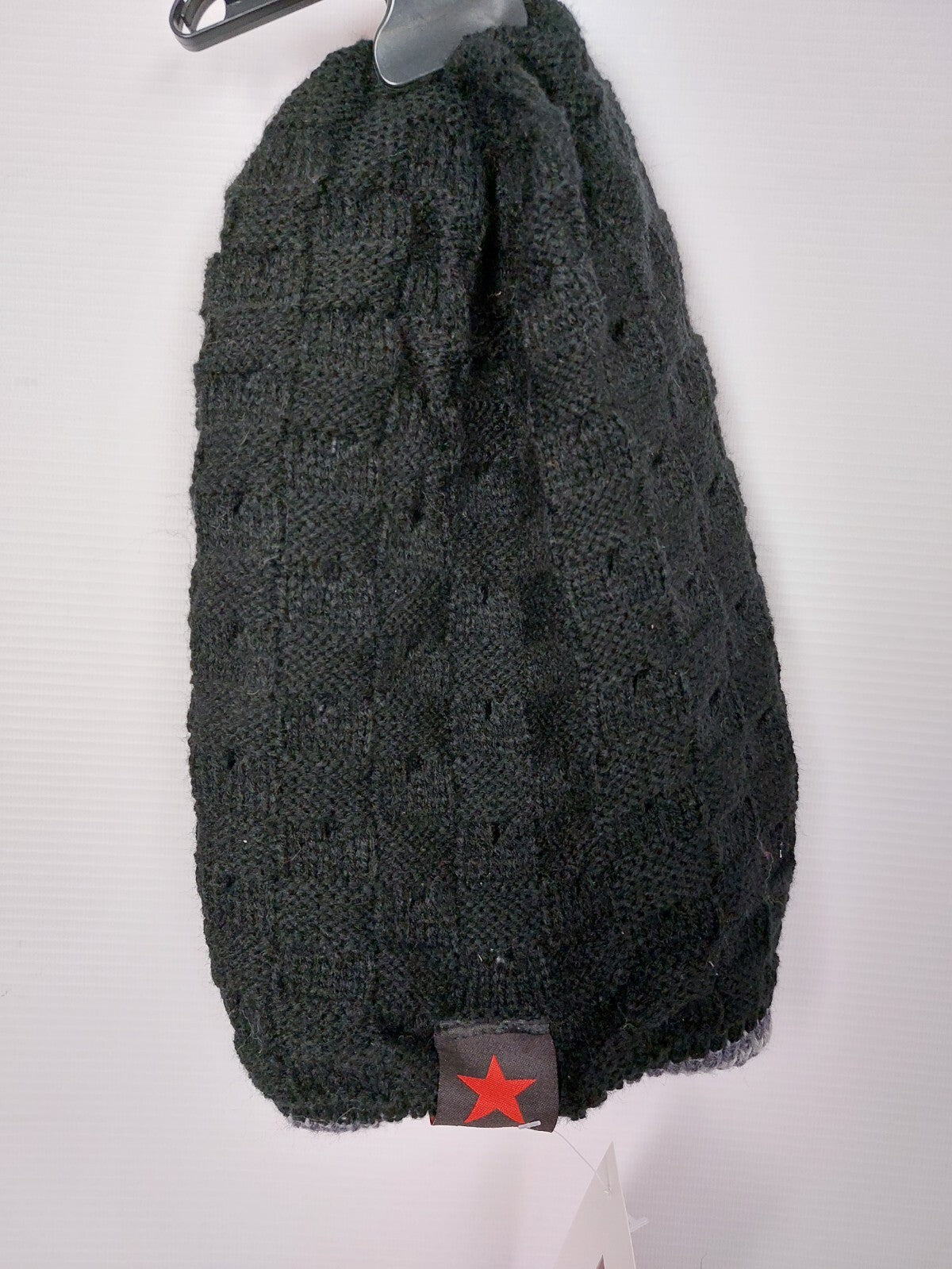 EK4317 Kinder Wendemütze von Jia Er Mei, schwarz/Grau0