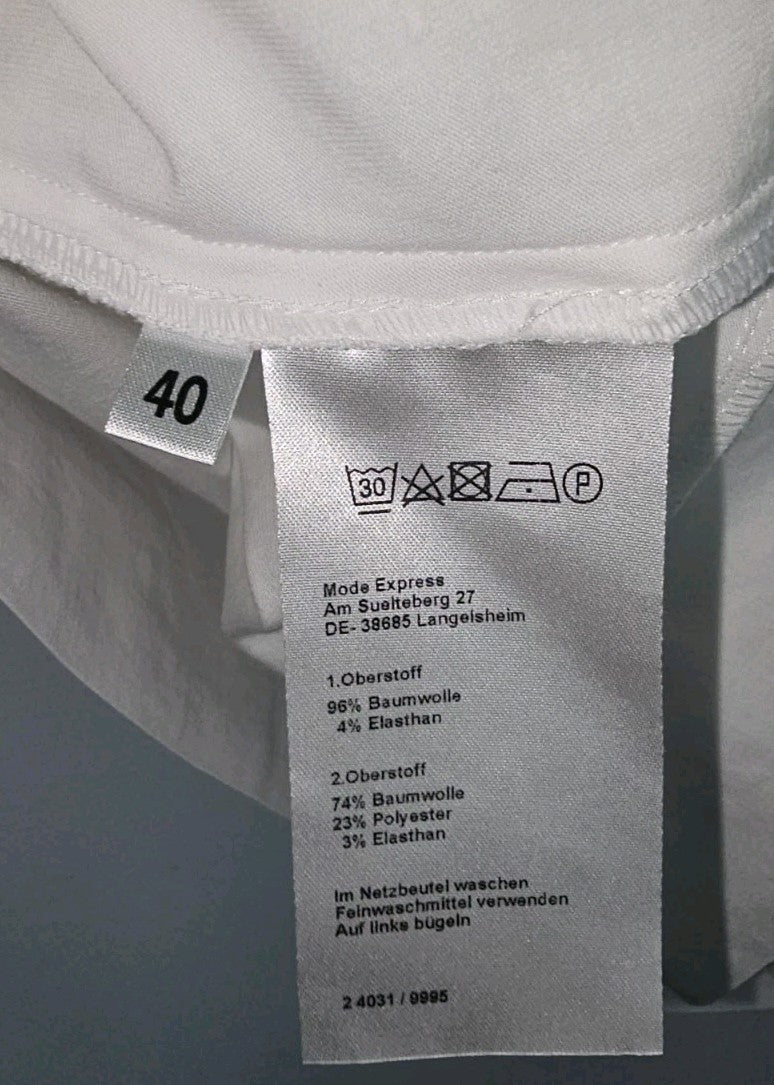 EK8782 Damen T-Shirt von Estelle Jolie, weiß, Gr.404