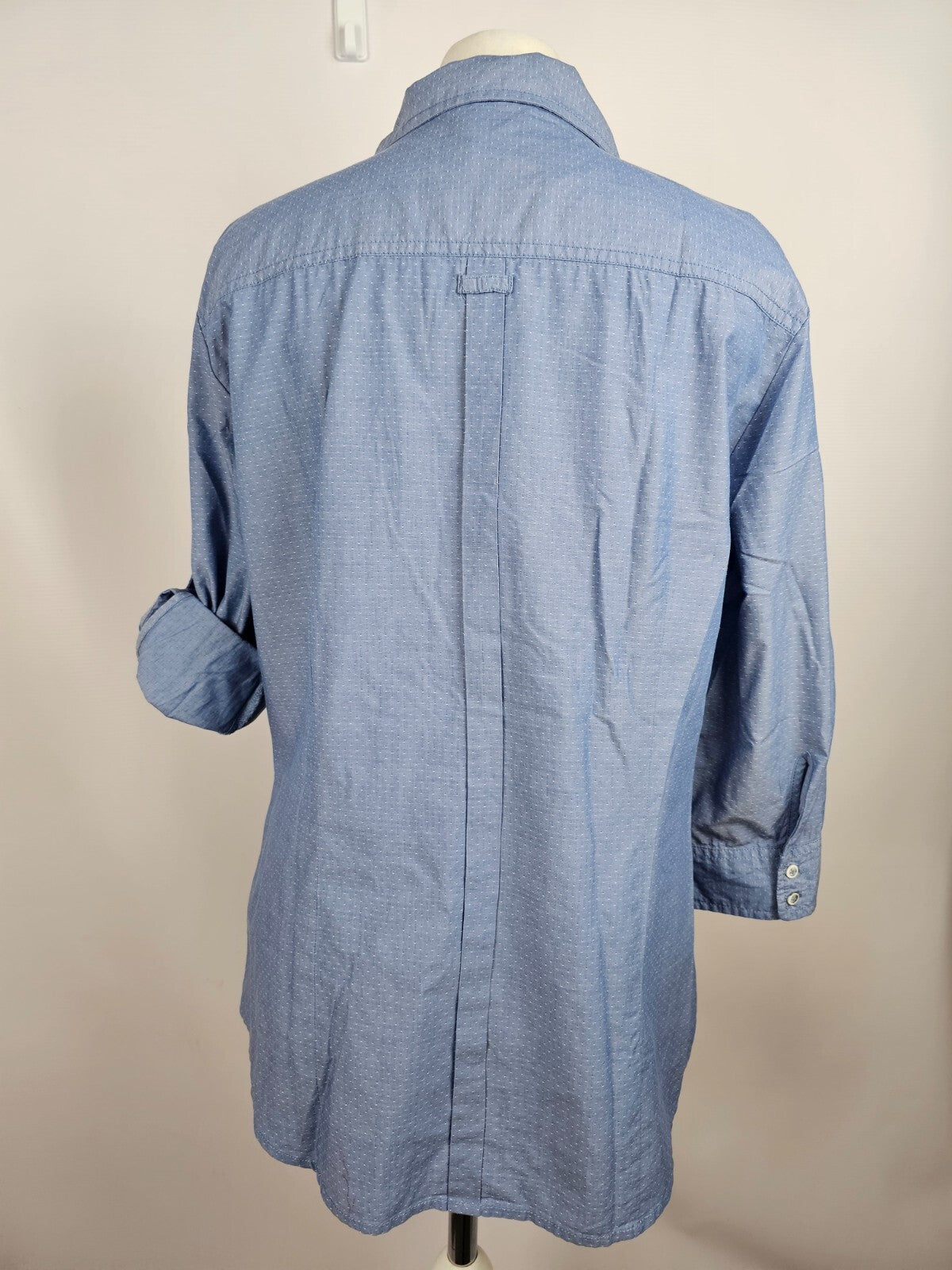 EK5660 Damen Bluse von Opus, blau, weiße Punkte, Gr. 445