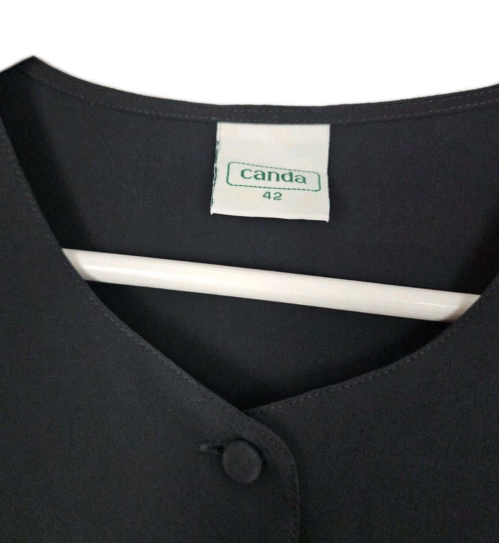 EK9664 Damen Bluse von Canda- C&A, schwarz. Gr.421