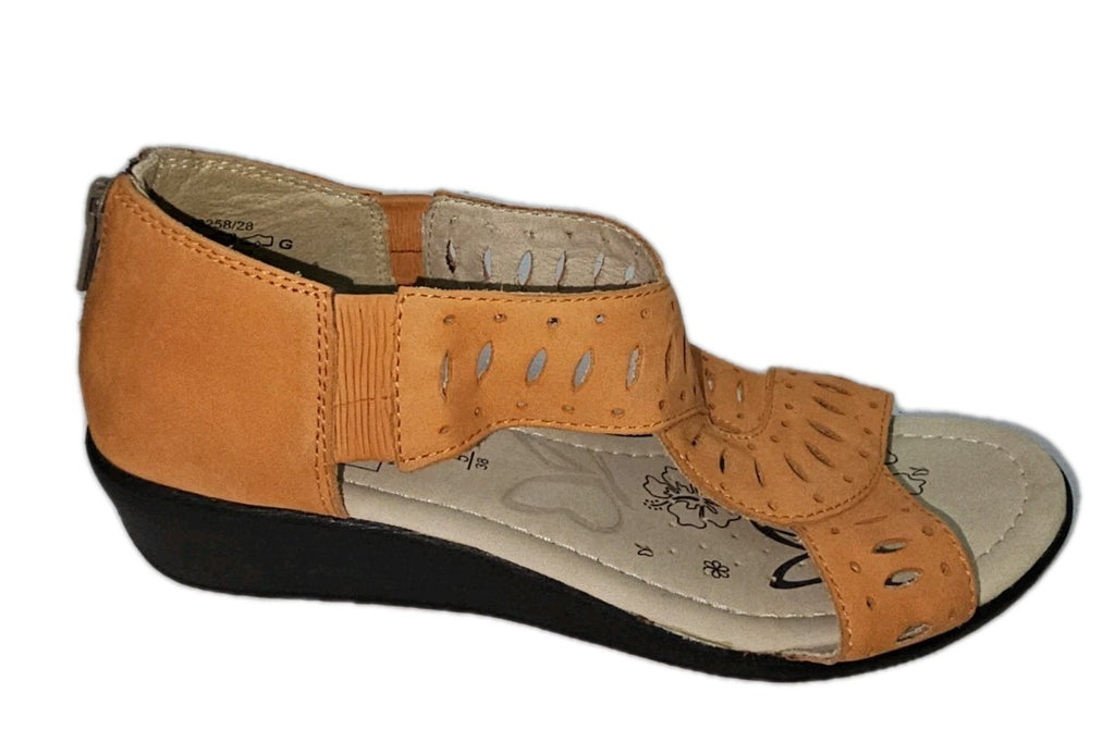 ES725 Damen Sandale von Caprice, orange, Gr.383