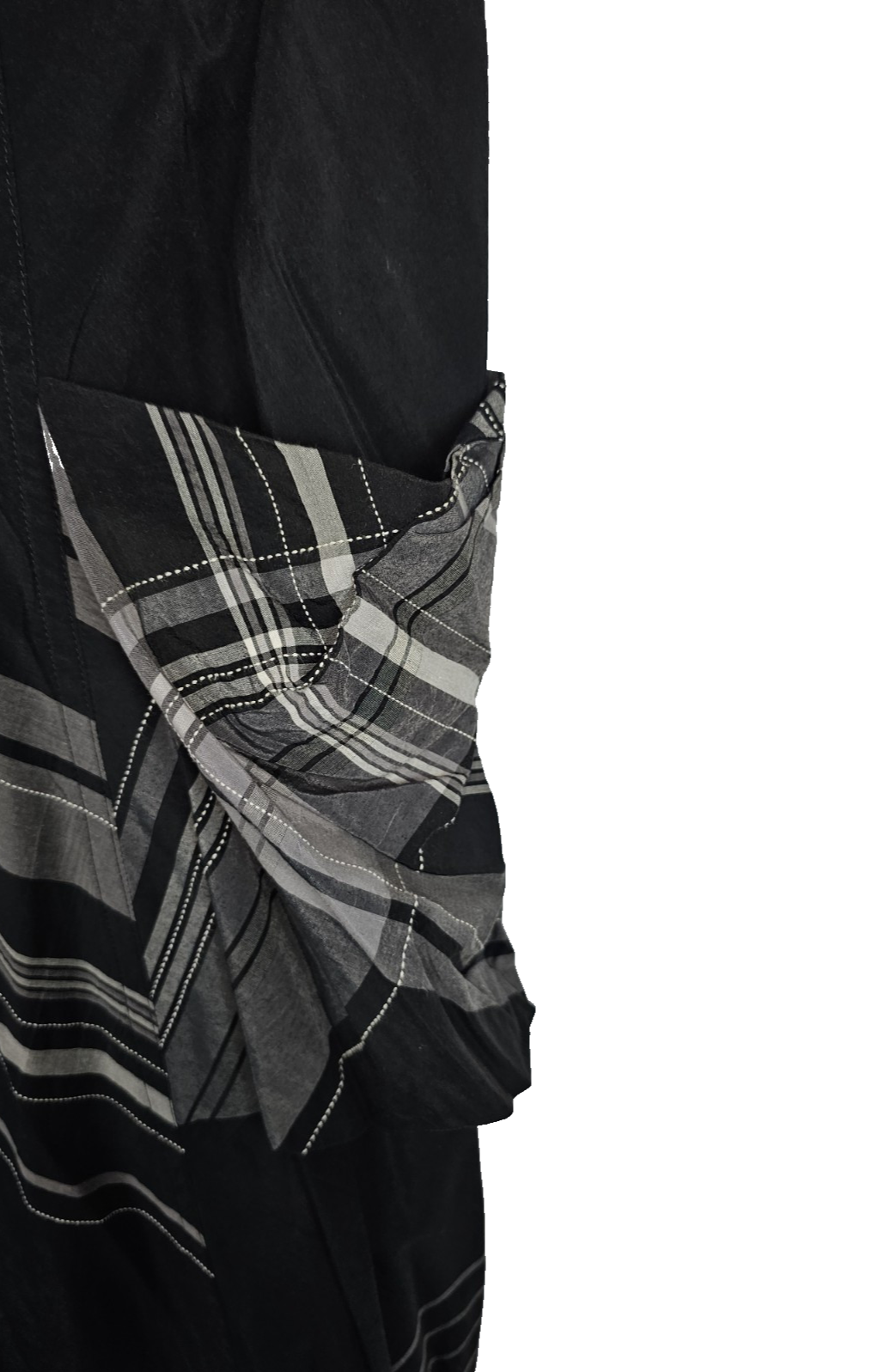 EK7508 Damen Rock von Ischiko, schwarz- grau, Gr.385