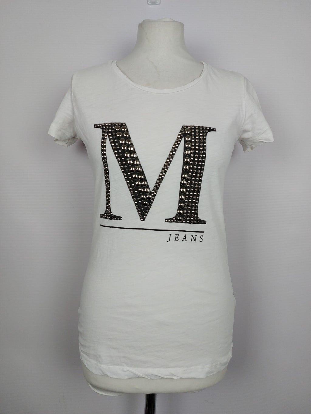EK4335 Damen T-Shirt von Mos Mosh, weiß mit Aufdruck, Gr. XS0