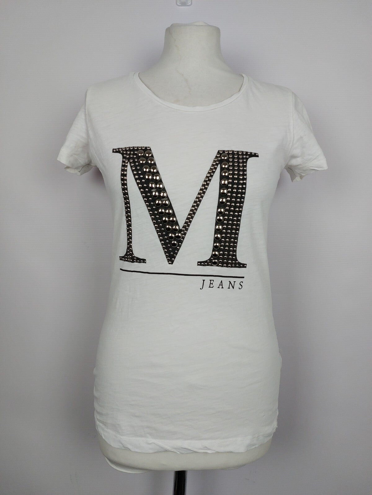 EK4335 Damen T-Shirt von Mos Mosh, weiß mit Aufdruck, Gr. XS0