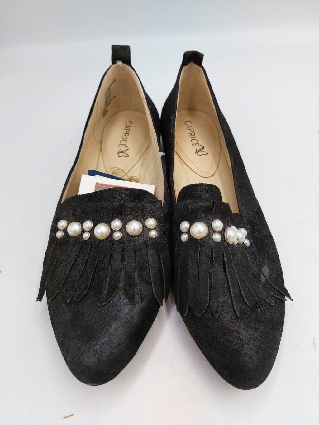 ES0356 Damen Ballerinas von Caprice, schwarz, Gr. 360