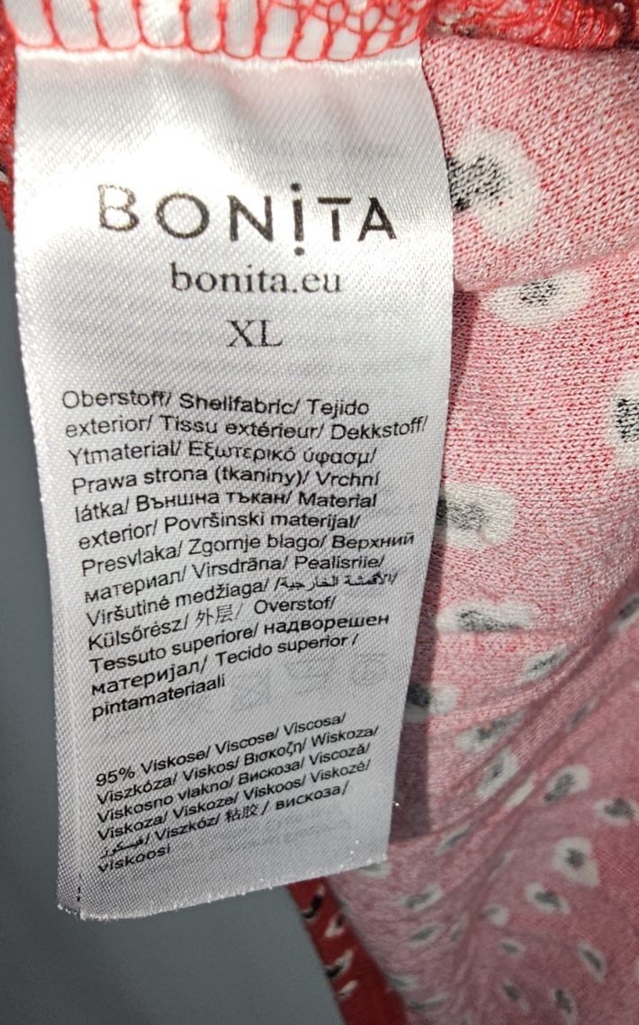 EK7620 Damen Bluse von Bonita, Rot, Gr.XL5