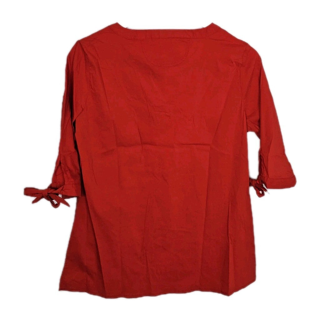 EK9668 Damen Bluse von Lisa Tossa, rot, Gr.384