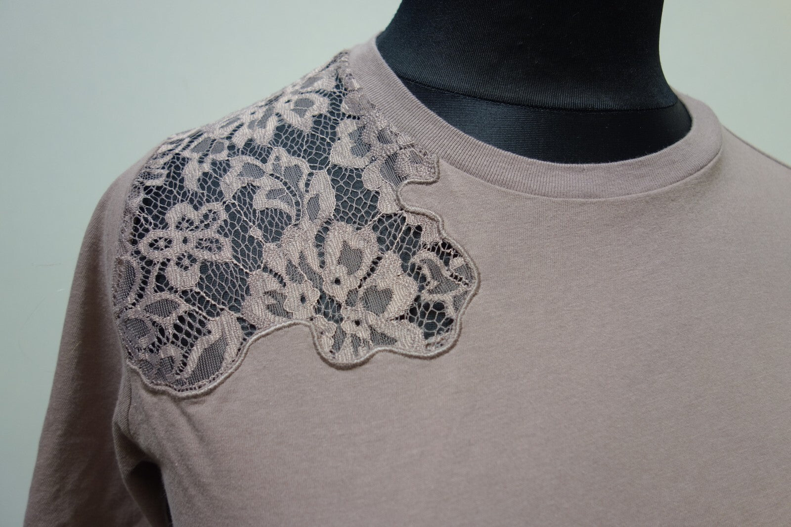 EK1939 Damen T-Shirt von asos, nude, Gr. 343