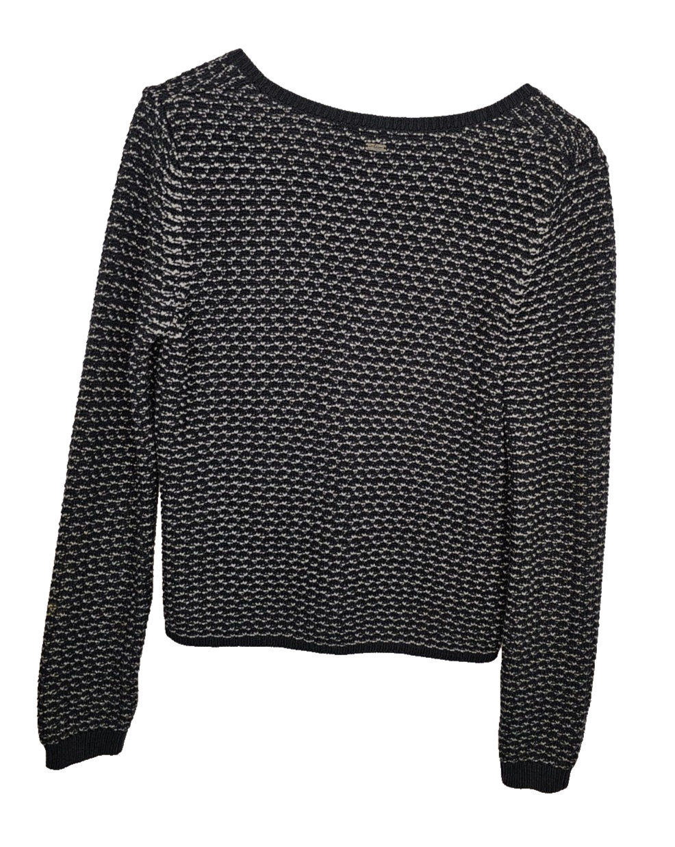 EK7680 Damen Strickjacke von S.Oliver, Schwarz/Weiß, Gr.363