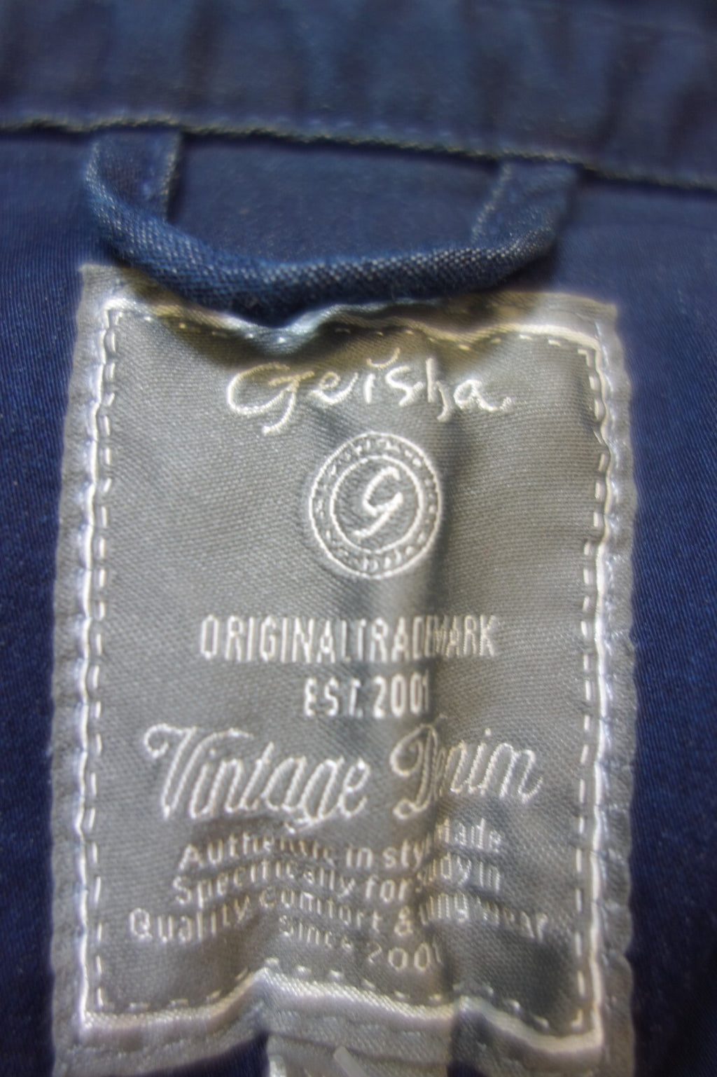 EK3501 Damen Jeanskleid von Geisha, dunkelblau, Gr. XS5